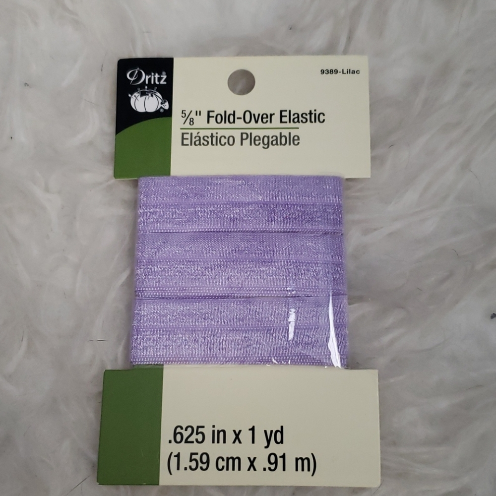 NWT Lilac Fold Over Elastic